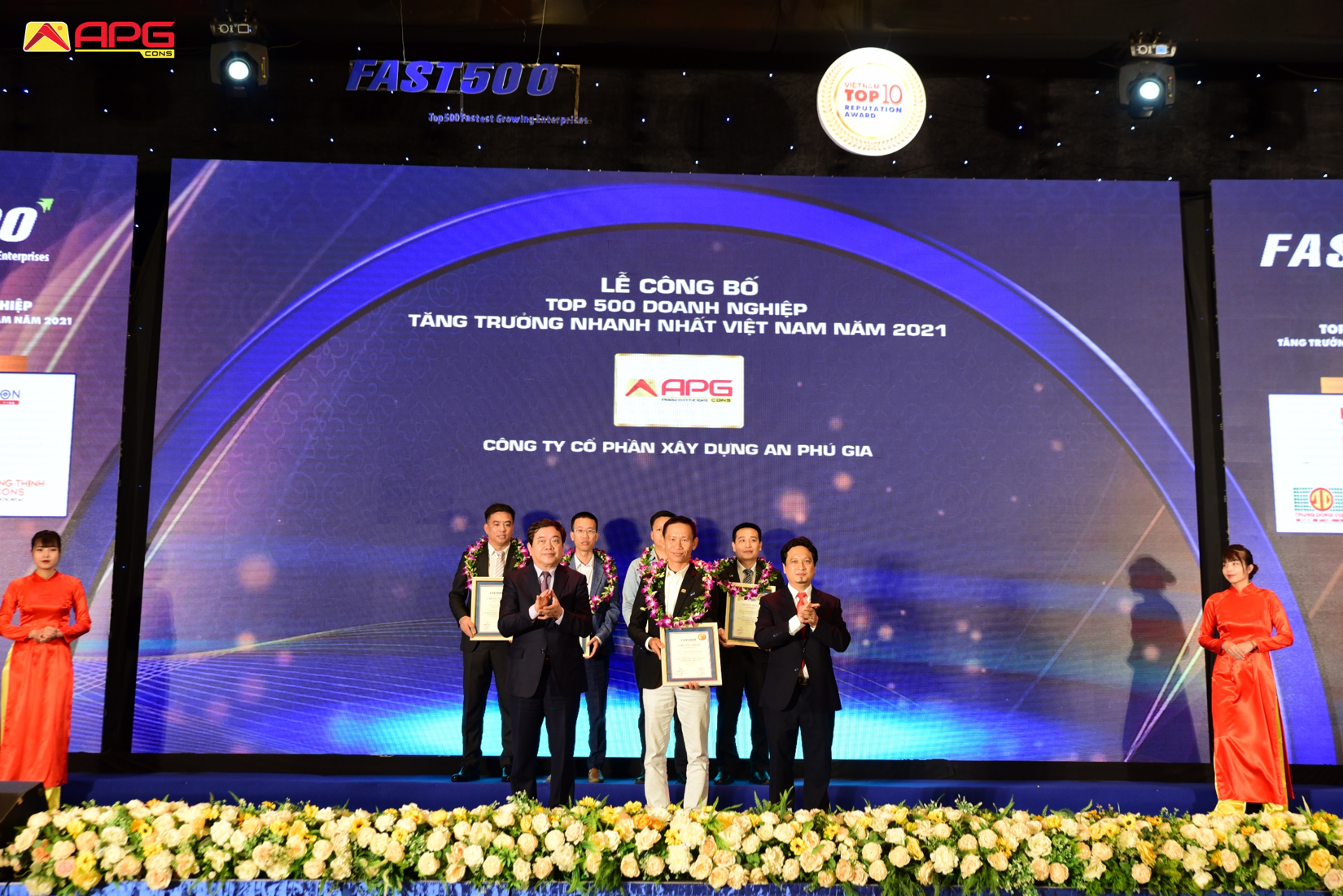 APGCONS IS LISTED AMONG THE TOP 500 FASTEST GROWING ENTERPRISES IN VIETNAM