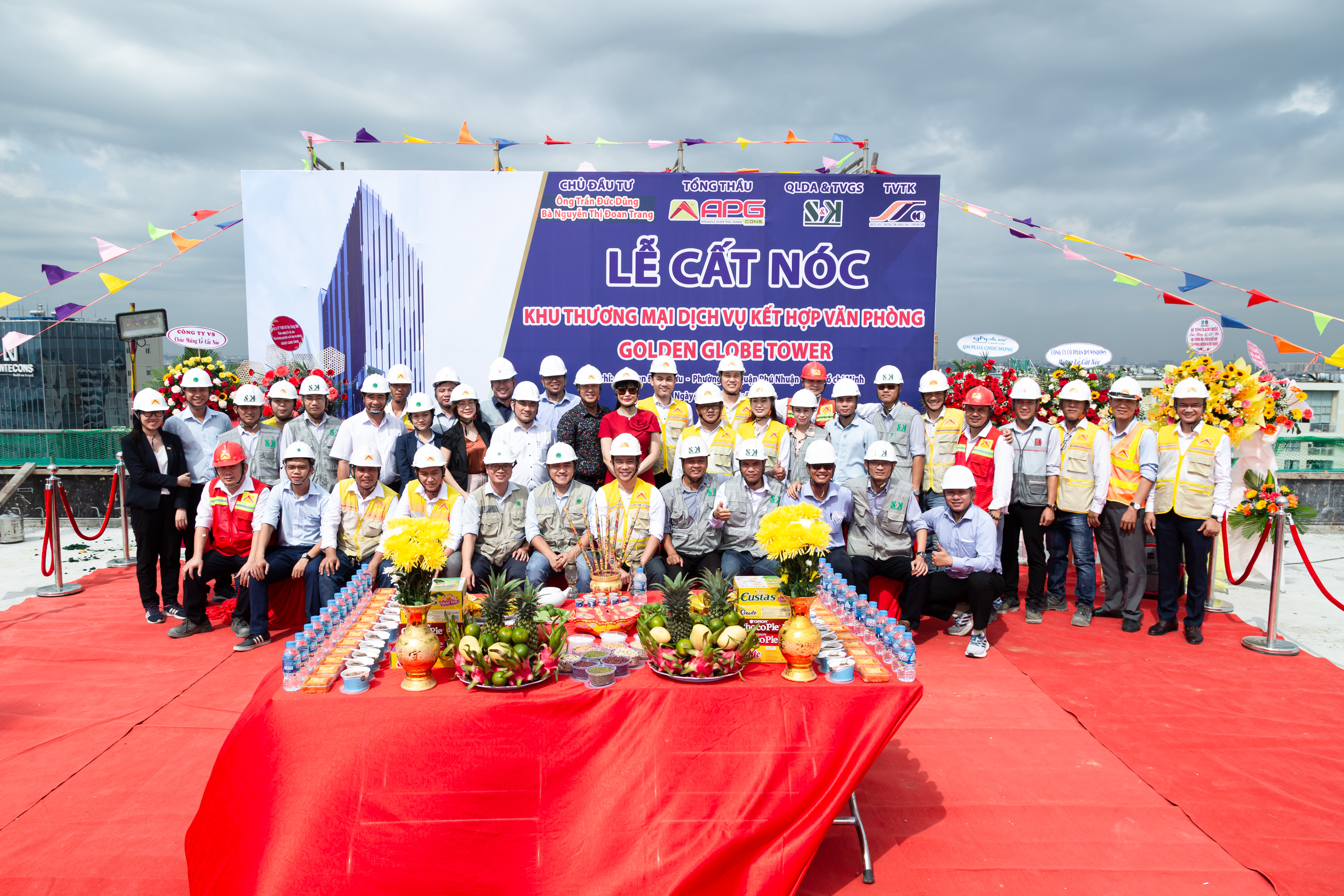 GOLDEN GLOBE TOWER TOPPING-OUT CEREMONY 29/11/2022