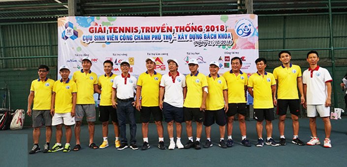 KHAI MẠC GIẢI TENNIS TRUYỀN THỐNG 2019 CỰU SINH VIÊN KHOA KỸ THUẬT XÂY DỰNG ĐẠI HỌC BÁCH KHOA